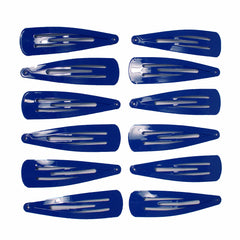 Mia® Spirit Snip Snaps® Glossy Metal - royal blue - 12 pieces out of pouch - designed by #MiaKaminski of Mia Beauty
