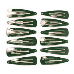 Mia® Spirit Snip Snaps® Glossy Metal - green - 12 pieces out of pouch - designed by #MiaKaminski of Mia Beauty