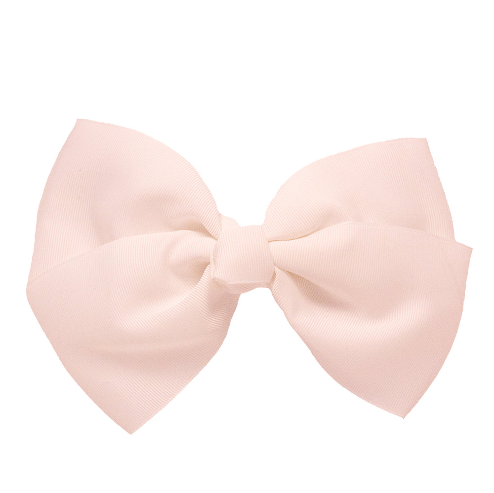Mia Spirit Extra Large Grosgrain Bow Barrette - white color - designed by #MiaKaminski of Mia Beauty