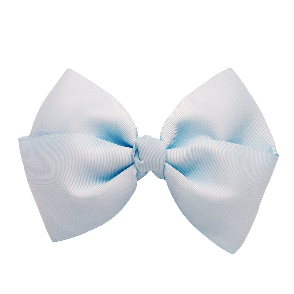 Mia Spirit Extra Large Grosgrain Bow Barrette - light blue color - designed by #MiaKaminski of Mia Beauty