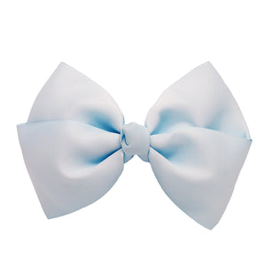 Mia Spirit Extra Large Grosgrain Bow Barrette - light blue color - designed by #MiaKaminski of Mia Beauty