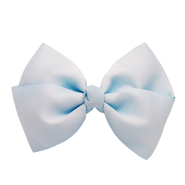Mia Spirit Extra Large Grosgrain Bow Barrette - light blue color - designed by #MiaKaminski of Mia Beauty