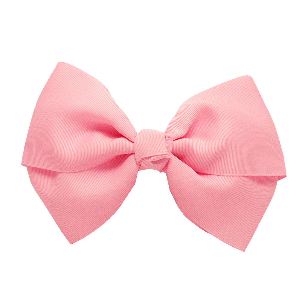 Mia Spirit Extra Large Grosgrain Bow Barrette - light pink color - designed by #MiaKaminski of Mia Beauty