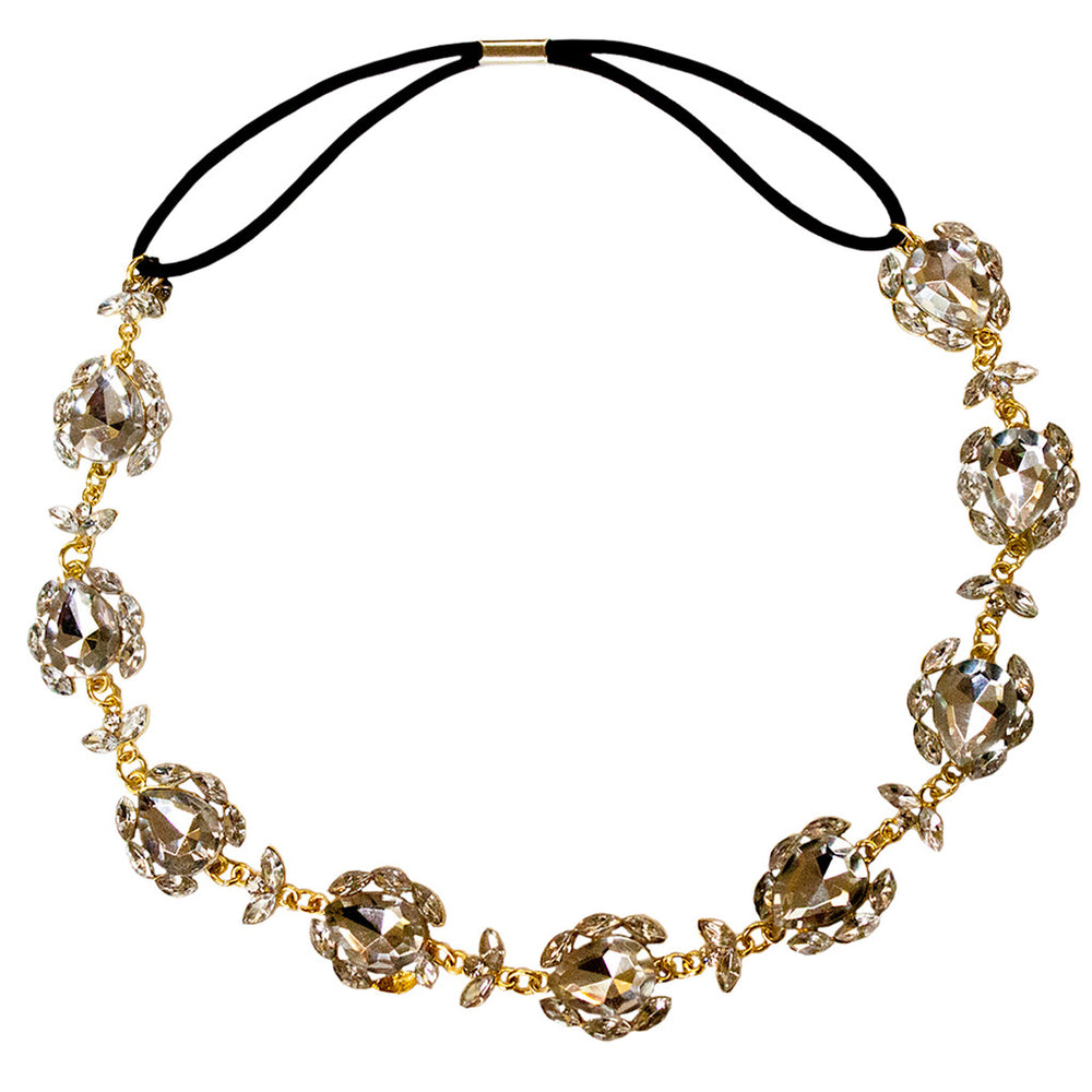 Metal Chain Headwraps - Clear Rhinestones - MIA® Beauty