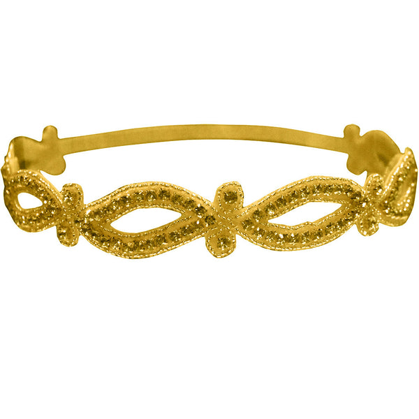 Embellished Headband -  Gold