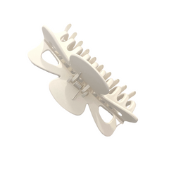 Mia Beauty Large Jaw Clamp matte white top view