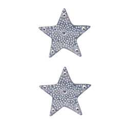 Mia Hair Stickers® - small Silver Stars - invented by #MiaKaminski of Mia Beauty