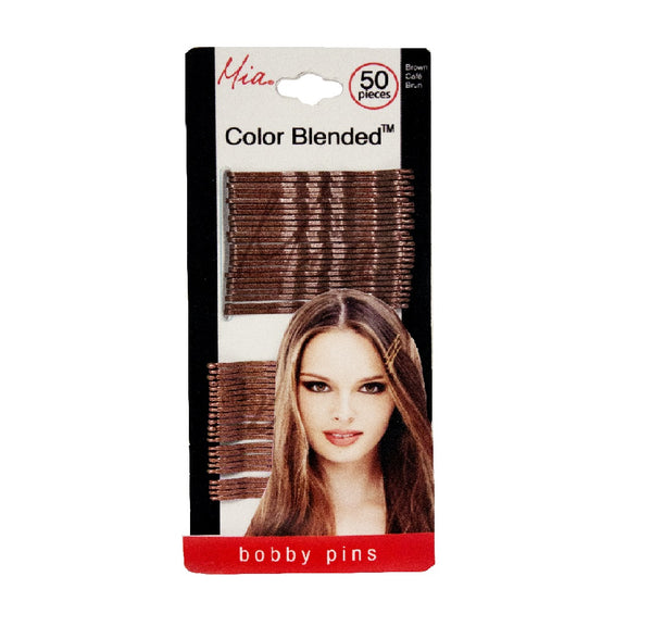 Color Blended™ Bobby Pins - Browns