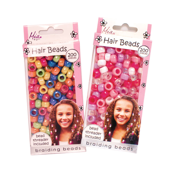 Hair Beads - Rainbow + Pastels 2-pack
