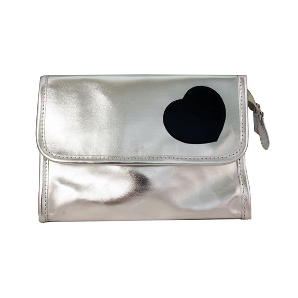 Cosmetic Bag with Mirror - Heart Collection