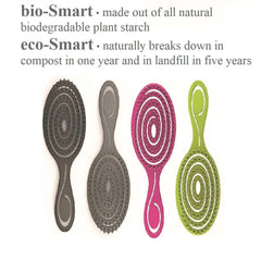 Mia® Smart Brush™ - detangling, eco and bio friendsly brush - gray color - by Mia Beauty