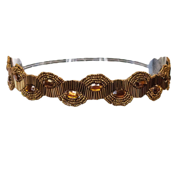 Embellished Headband - Bronze