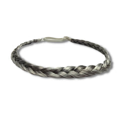 Mia Beauty Thick Braidie Braided Headband in gray color top view