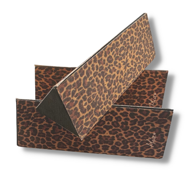 Delta™ Foam Nail Files Equilateral - leopard print