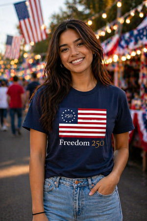 Official Freedom 250 Crew Neck T-shirt