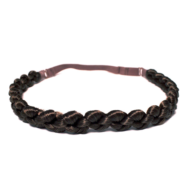 Loose Braidie Headband- Medium Brown