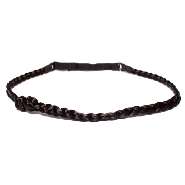 Knotted Braidie Headband - Dark Brown