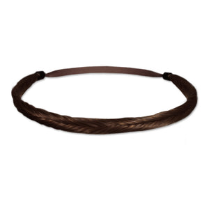 Mia® Fishtail Braidie® - Medium Brown color - designed by #MiaKaminski of #MiaBeauty #Mia #Beauty #HairAccessories #Headbands #Braids #SyntheticWigHair