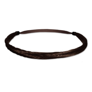 Mia® Fishtail Braidie® - Dark Brown color - designed by #MiaKaminski of #MiaBeauty #Mia #Beauty #HairAccessories #Headbands #Braids #SyntheticWigHair