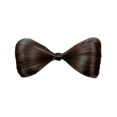 Mia® Hair Bow Barrette™ - Medium Brown - designed by #MiaKaminski of #MiaBeauty #HairBow #Bow #SyntheticWigBow