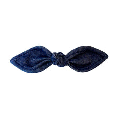 Mia® Denim Bow Barrette  - blue color - 1 piece - by #MiaKaminski #Mia #MiaBeauty #Beauty #Hair #HairAccessories #barrettes #hairclips ##lovethis #love #life #tortoise