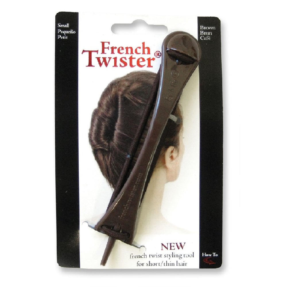 Mia® French Twister® hair styling tool- brown color - #MiaBeauty #MiaKaminski #Beauty #Hair #hairstylingtool #FrenchTwists #lovethistool