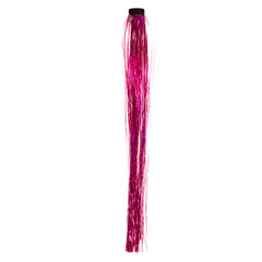 Mia® Clip-n-Bling® sparkly tinsel on a weft clip - hair accessory - pink color - Invented by #MiaKaminski of #MiaBeauty