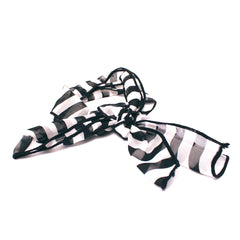 Mia® Scarf Switch-a-roo® Headband - black and white polka stripes - desgined by #MiaKaminski #Mia #MiaBeauty #Beauty #Hair #HairAccessories #headbands #scarf #scarves #belts #lovethis #love #life #woman 