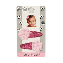 Snip Snaps® with Flowers - Light Pink, Hot Pink