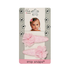 Snip Snaps® with Flowers - Light Pink, Hot Pink