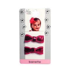 Sequins Bow Barrettes