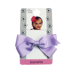 Mia® Baby Grosgrain Bow Barrette - purple color - by #MiaKaminski #Mia #MiaBeauty #beauty #hair #HairAccessories #baby #girlhairaccessories #hairclips #hairbarrettes #barrette #lovethis #love #life #woman