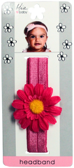 Daisy Headband - Light Pink + Light Pink