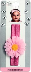 Daisy Headband - Light Pink + Light Pink