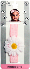 Daisy Headband - Light Pink + Light Pink