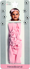 Jersey Flower Cluster Headband - Hot Pink