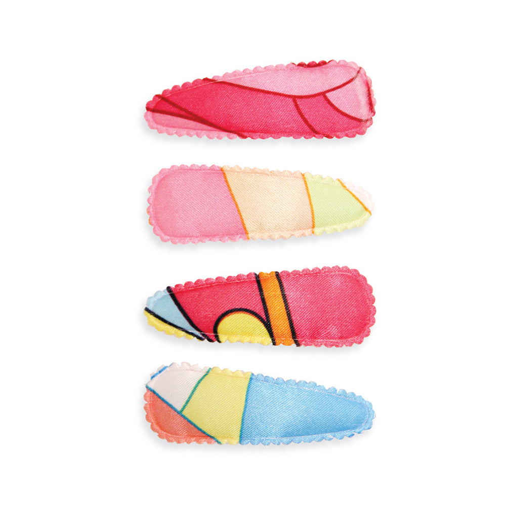 Mia® Snip Snaps® Fabric - Pucci Prints mixed colors - shown off packaging - designed by #MiaKaminski of Mia Beauty