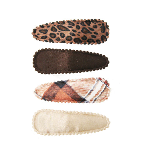Snip Snaps® Fabric - Brown + Gold Tones