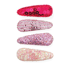 Snip Snaps® Sequins + Metallic - Pink