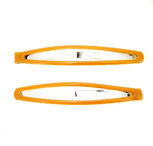 Mia® Snip Snaps® enamel - yellow - 2 pieces - designed by #MiaKaminski of Mia Beauty