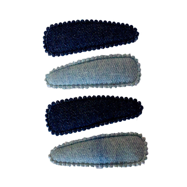 Snip Snaps® Fabric - Denim Blue