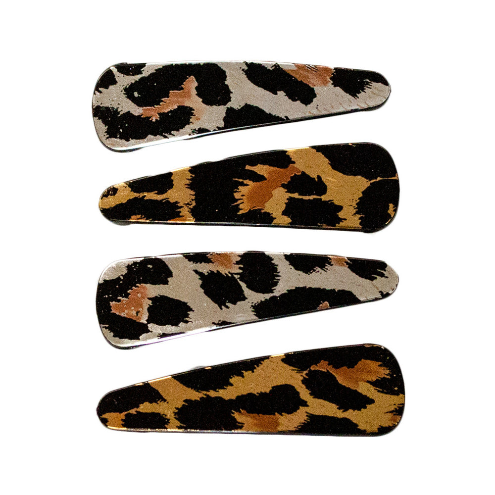 Mia® Snip Snaps® - Gold/Bronze/Silver Leopard Metallic - vt #MiaBeauty #MiaKaminski #hairclips
