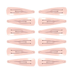 Mia® Spirit Line Snip Snaps® high gloss paint - white color - 12 pieces shown out of the packaging - designed by #MiaKaminski of #MiaBeauty #beauty #hair #hairclips #hairaccessories #barrettes