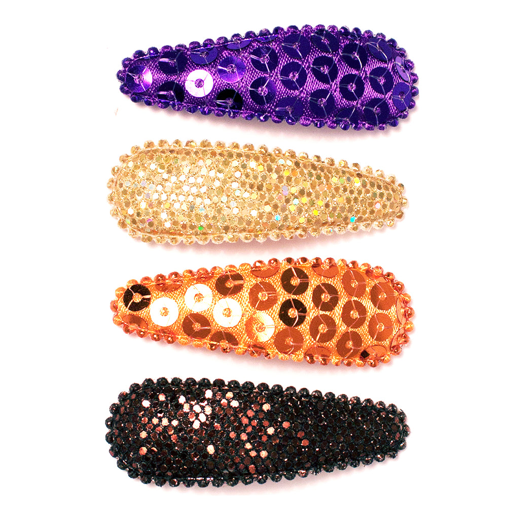 Snip Snaps® Sequins + Metallic - Purple, Gold, Orange, Brown