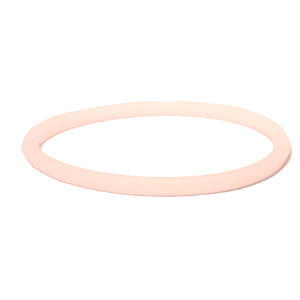 Mia® Silkies® silicone hair elastics - clear - 1 elastic shown - by #MiaKaminski #MiaBeauty #Mia #beauty #hair #hairaccessories #hairites #rubbernbands #thickhair #lovethis #life #Woman #sports #wethair