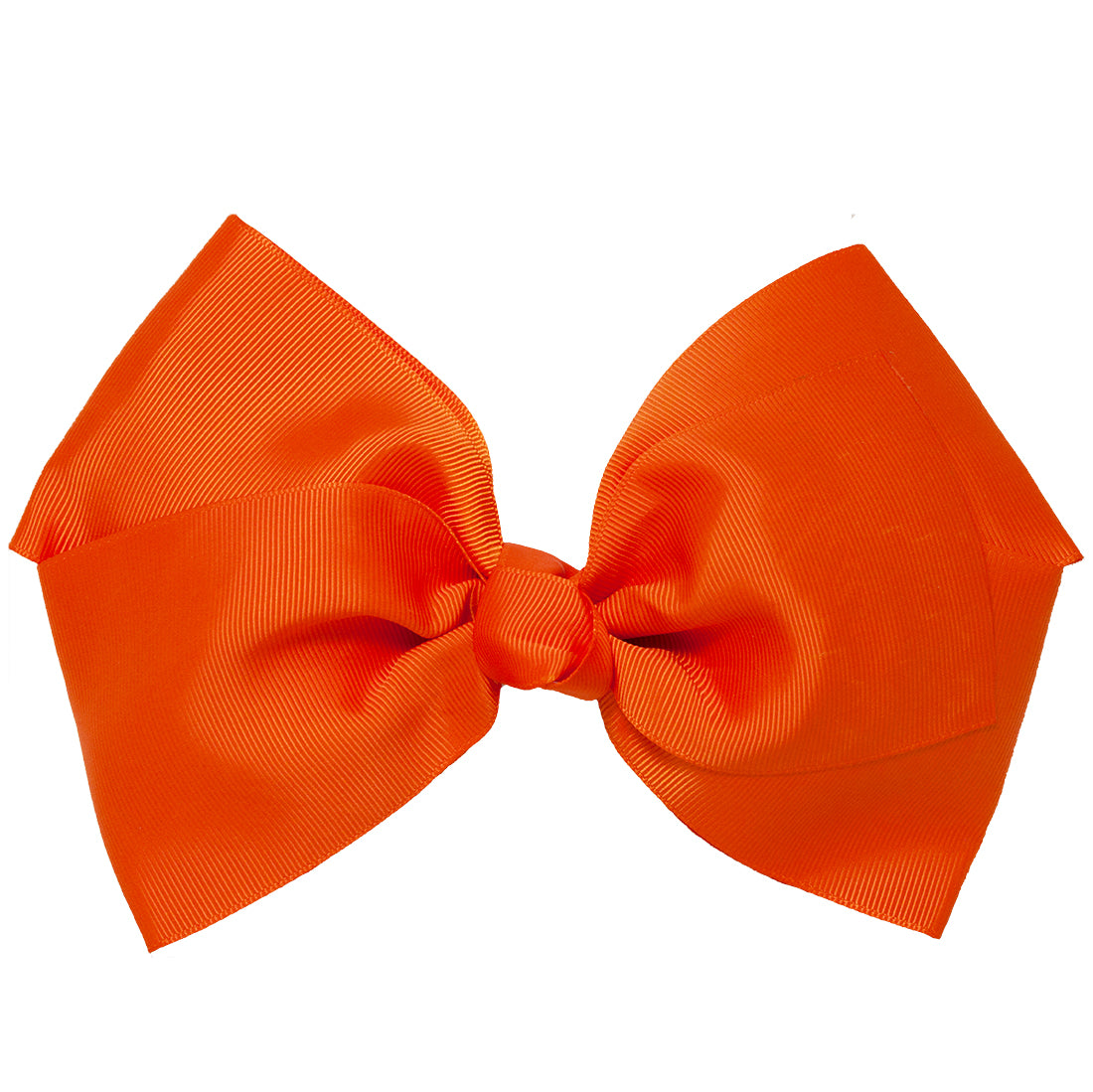 Mia Spirit Extra Large Grosgrain Bow Barrette - orange color - designed by #MiaKaminski of Mia Beauty