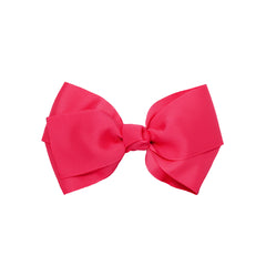Mia® Spirit Grosgrain Ribbon Bow Barrette - large size - hot pink color - designed by #MiaKaminski of Mia Beauty