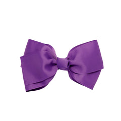 Mia® Spirit Grosgrain Ribbon Bow Barrette - large size - purple color - designed by #MiaKaminski of Mia Beauty