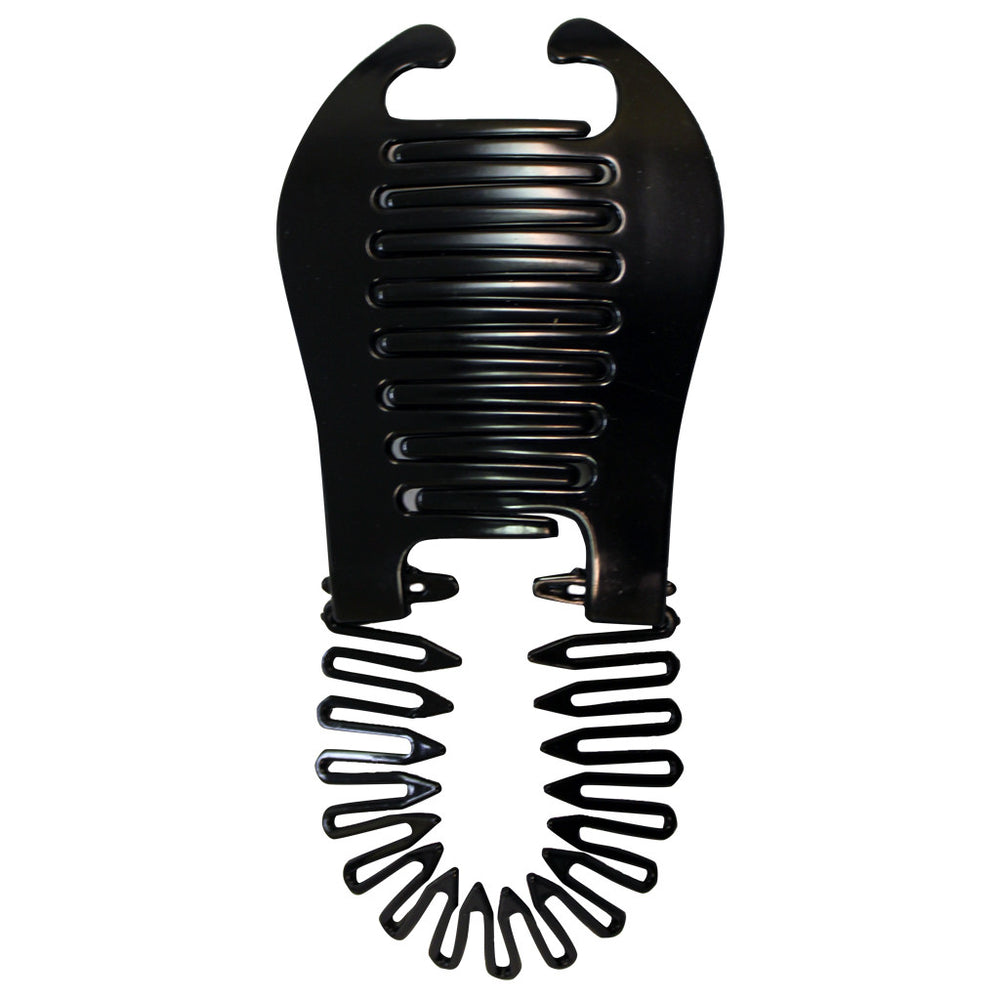 Mia® e-Pony modernized banana clip black color- by #MiaKaminski of Mia Beauty