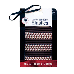 Mia® Color Blended Elastics - brown color on packaging - #MiaKaminski of Mia Beauty
